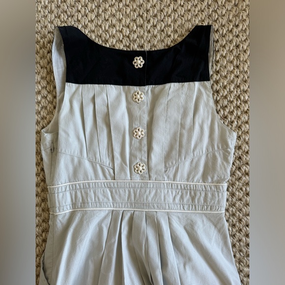 Anthropologie - Floreat Bud To Bloom Sleeveless Pleated Light Blue Dress Size 2 - Picture 8 of 8